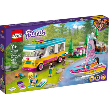 LEGO 41681 Friends Leśny mikrobus kempingowy i żaglówka – zdjęcie