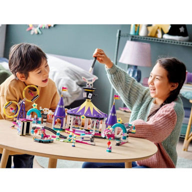 LEGO 41685 Friends Magiczne wesołe miasteczko z kolejką górską – zdjęcie