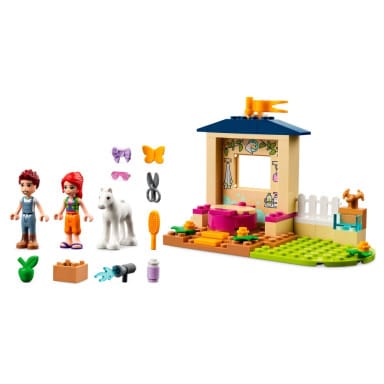 LEGO 41696 Friends Kąpiel dla kucyków w stajni – zdjęcie