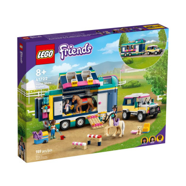 LEGO 41722 Friends Przyczepa na wystawę koni – zdjęcie