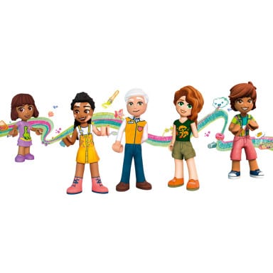 LEGO 41729 Friends Sklep spożywczy z żywnością ekologiczną – zdjęcie
