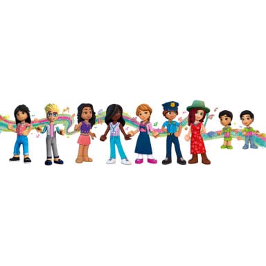 LEGO 41732 Friends Sklep wnętrzarski i kwiaciarnia w śródmieściu – zdjęcie