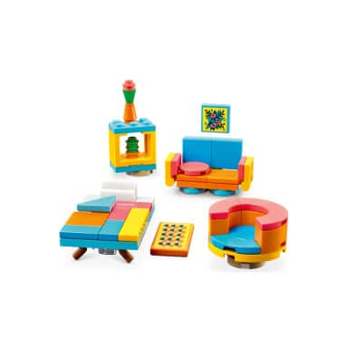 LEGO 41732 Friends Sklep wnętrzarski i kwiaciarnia w śródmieściu – zdjęcie