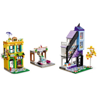 LEGO 41732 Friends Sklep wnętrzarski i kwiaciarnia w śródmieściu – zdjęcie