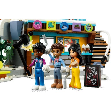 LEGO 41756 Friends Stok narciarski i kawiarnia – zdjęcie