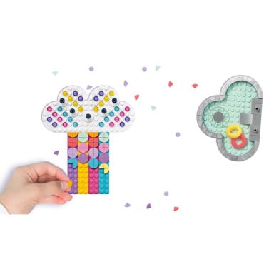 LEGO 41905 DOTS Tęczowy stojak na biżuterię – zdjęcie