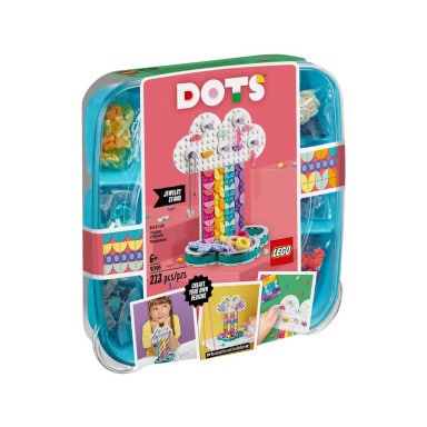 LEGO 41905 DOTS Tęczowy stojak na biżuterię – zdjęcie