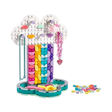 LEGO 41905 DOTS Tęczowy stojak na biżuterię – zdjęcie