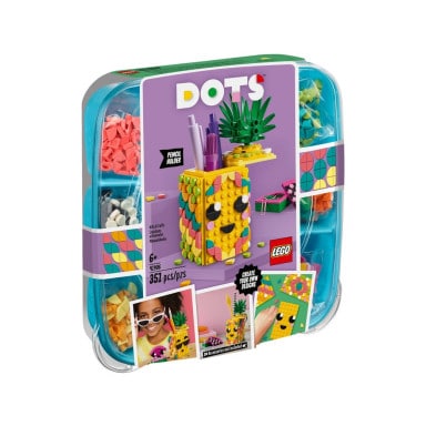 LEGO 41906 DOTS Pojemnik na długopisy w kształcie ananasa – zdjęcie