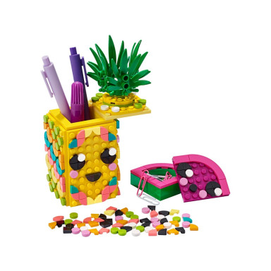 LEGO 41906 DOTS Pojemnik na długopisy w kształcie ananasa – zdjęcie