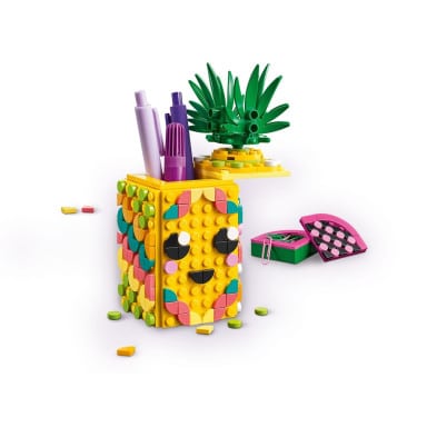 LEGO 41906 DOTS Pojemnik na długopisy w kształcie ananasa – zdjęcie