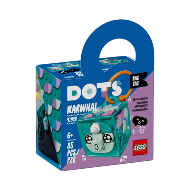 LEGO 41928 DOTS Zawieszka z narwalem – zdjęcie