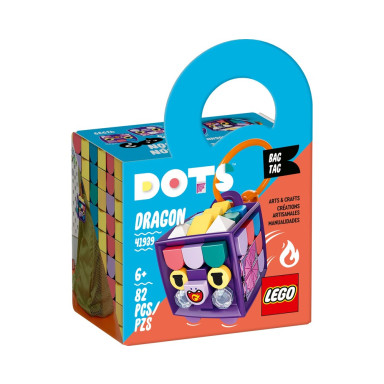 LEGO 41939 DOTS Zawieszka ze smokiem – zdjęcie