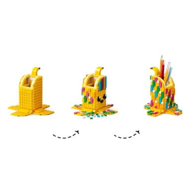 LEGO 41948 DOTS Uroczy banan — pojemnik na długopisy – zdjęcie