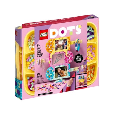 LEGO 41956 DOTS Ramki na zdjęcia w kształcie lodów i bransoletka – zdjęcie
