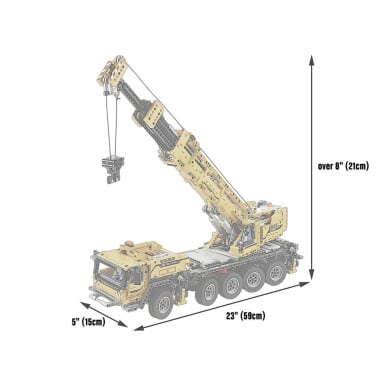 LEGO 42009 Technic Ruchomy żuraw MK II – zdjęcie