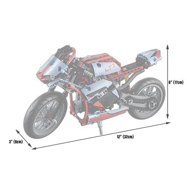 LEGO 42036 Technic Miejski motocykl – zdjęcie