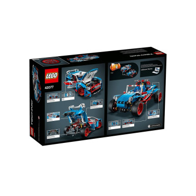 LEGO 42077 Technic Niebieska wyścigówka – zdjęcie