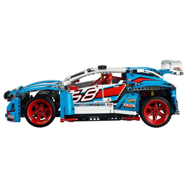 LEGO 42077 Technic Niebieska wyścigówka – zdjęcie