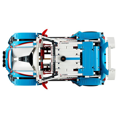 LEGO 42077 Technic Niebieska wyścigówka – zdjęcie