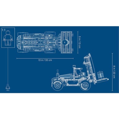 LEGO 42079 Technic Wózek widłowy – zdjęcie
