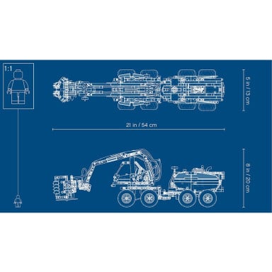 LEGO 42080 Technic Maszyna leśna – zdjęcie