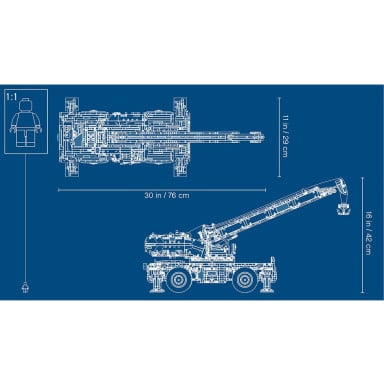LEGO 42082 Technic Dźwig – zdjęcie
