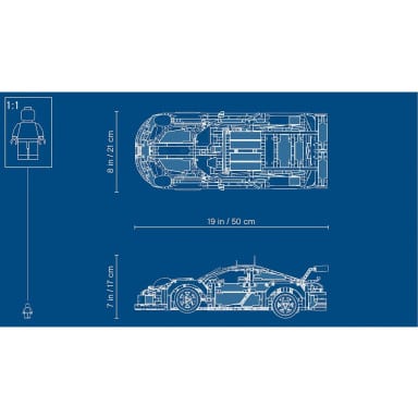 LEGO 42096 Technic Porsche 911 RSR – zdjęcie