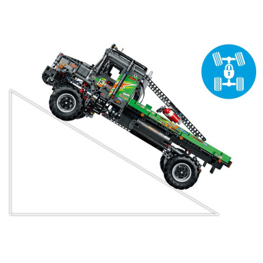LEGO 42129 Technic Ciężarówka Mercedes-Benz Zetros z napędem na 4 koła – zdjęcie