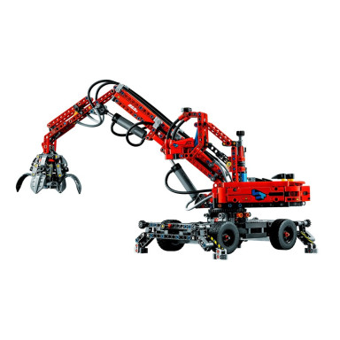 LEGO 42144 Technic Dźwig z chwytakiem – zdjęcie