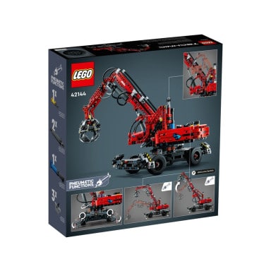 LEGO 42144 Technic Dźwig z chwytakiem – zdjęcie