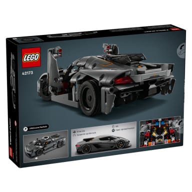 LEGO 42173 Technic Szary hipersamochód Koenigsegg Jesko Absolut – zdjęcie