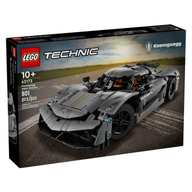 LEGO 42173 Technic Szary hipersamochód Koenigsegg Jesko Absolut – zdjęcie