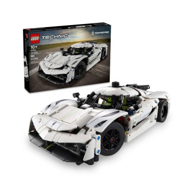 LEGO 42184 Technic Biały hipersamochód Koenigsegg Jesko Absolut – zdjęcie