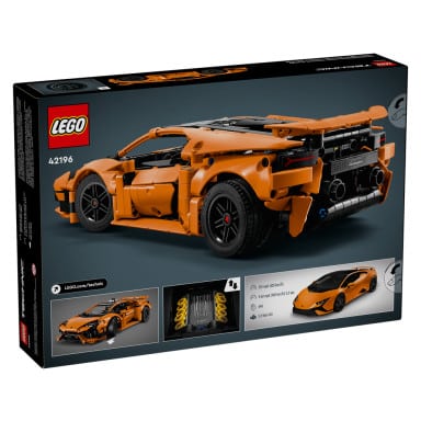 LEGO 42196 Technic Pomarańczowe Lamborghini Huracán Tecnica – zdjęcie