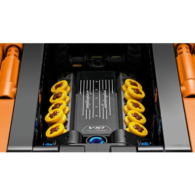 LEGO 42196 Technic Pomarańczowe Lamborghini Huracán Tecnica – zdjęcie