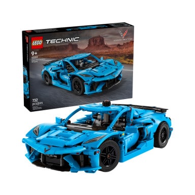 LEGO 42217 Technic Niebieski Chevrolet Corvette Stingray – zdjęcie