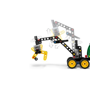 LEGO 42218 Technic Harwester kołowy John Deere 1470H – zdjęcie