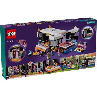 LEGO 42619 Friends Autobus koncertowy gwiazdy popu – zdjęcie