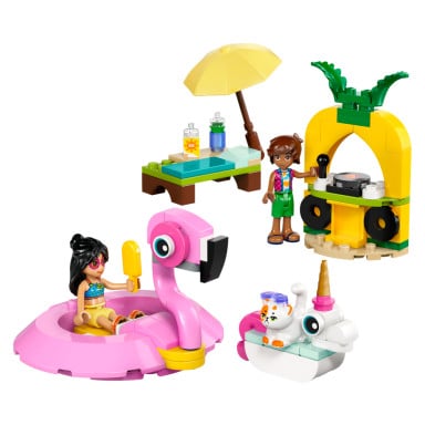 LEGO 42658 Friends Impreza na basenie z jednorożcem i flamingiem – zdjęcie