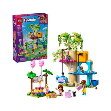 LEGO 42666 Friends Kocie przyjęcie urodzinowe i domek na drzewie – zdjęcie