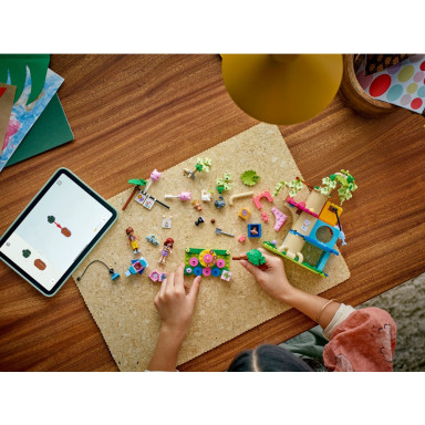 LEGO 42666 Friends Kocie przyjęcie urodzinowe i domek na drzewie – zdjęcie