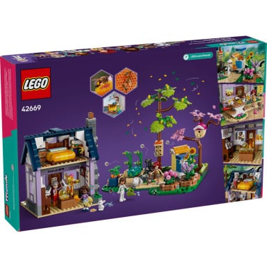 LEGO 42669 Friends Dom pszczelarzy i kwiatowy ogród – zdjęcie