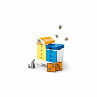 LEGO 42669 Friends Dom pszczelarzy i kwiatowy ogród – zdjęcie