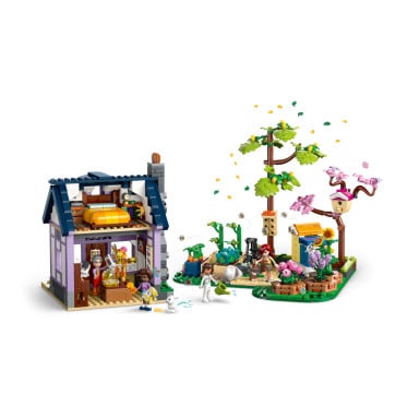 LEGO 42669 Friends Dom pszczelarzy i kwiatowy ogród – zdjęcie