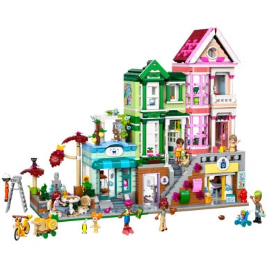 LEGO 42670 Friends Mieszkania i sklepy w mieście Heartlake – zdjęcie