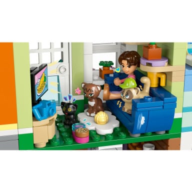 LEGO 42670 Friends Mieszkania i sklepy w mieście Heartlake – zdjęcie