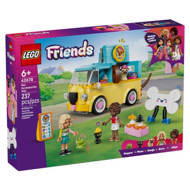 LEGO 42678 Friends Furgonetka z akcesoriami dla zwierząt – zdjęcie