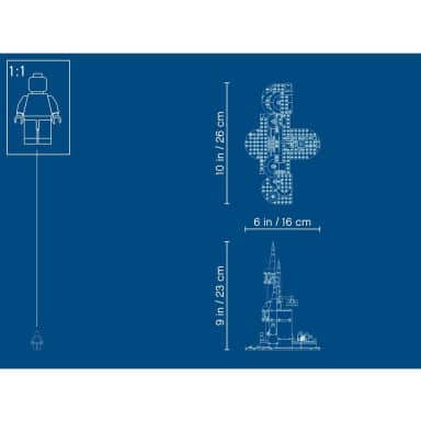 LEGO 43180 Disney Zimowe święto w zamku Belli – zdjęcie