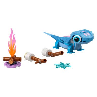 LEGO 43186 Disney Salamandra Bruni do zbudowania – zdjęcie